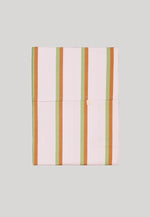 Organic Cotton Flat Sheet - Cream Stripe