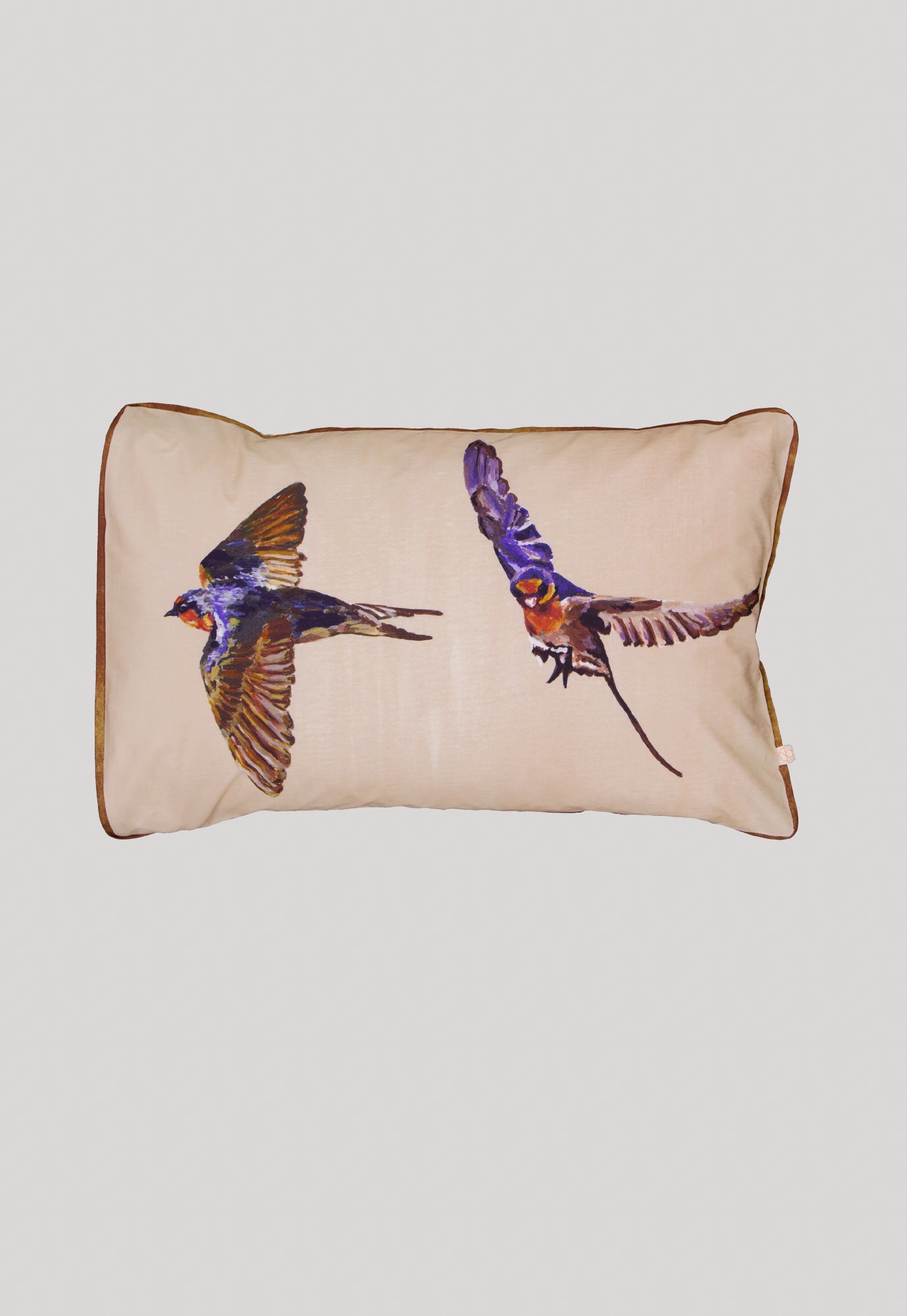 Organic Cotton Pillowcase - Welcome Swallows