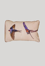 Organic Cotton Pillowcase - Welcome Swallows