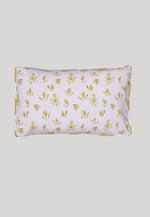 Organic Cotton Pillowcase - Banksia Lino Green