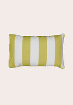Organic Cotton Pillowcase - Green Blue Stripe