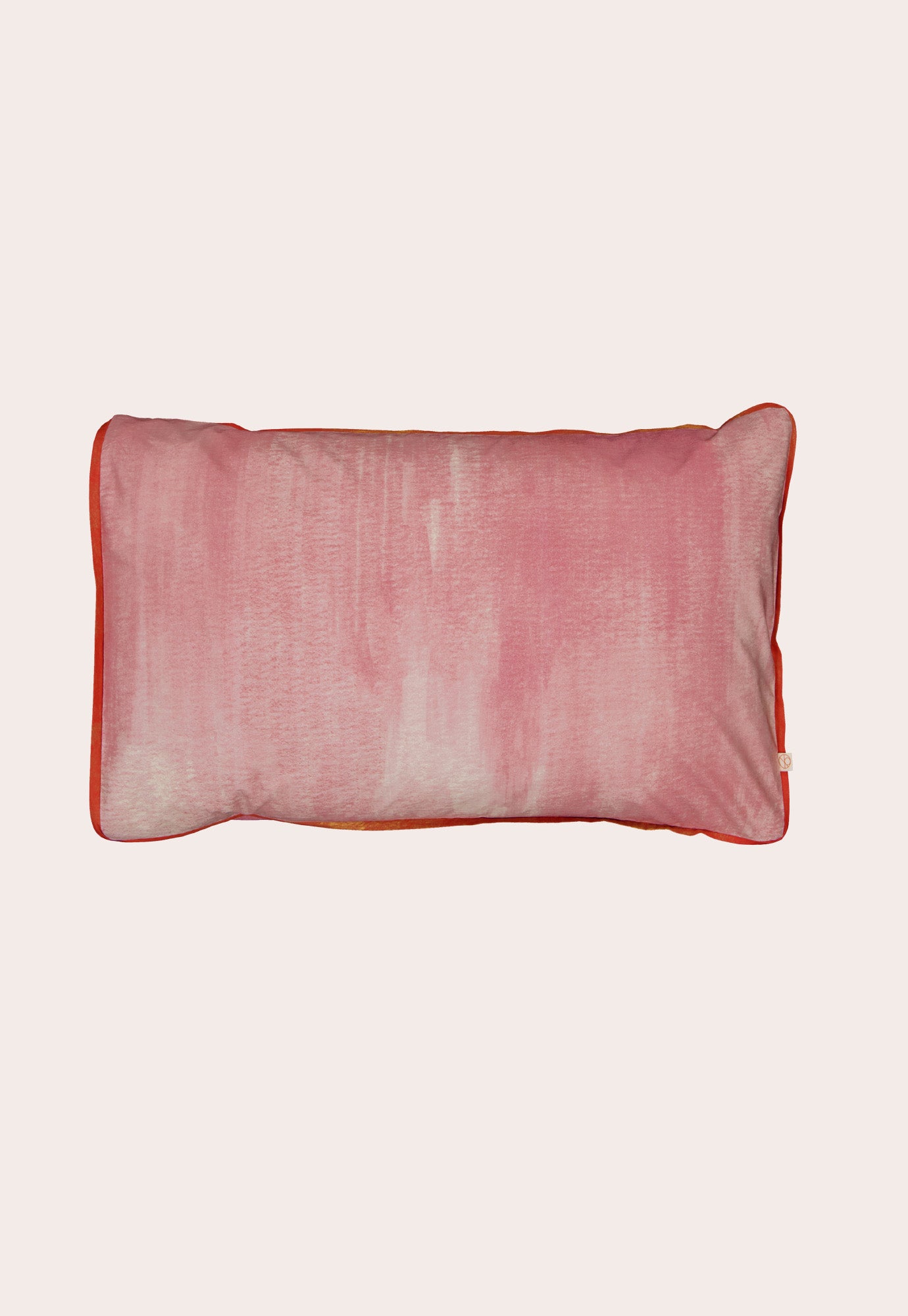 Organic Cotton Pillowcase - Pink Painted