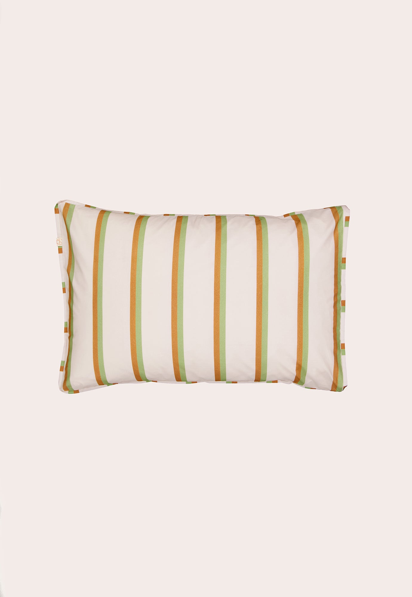 Organic Cotton Pillowcase - Cream Stripe
