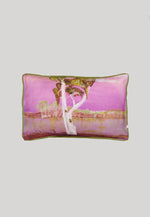 Linen Pillowcase - Pink Tree
