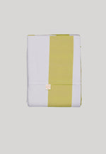 Organic Cotton Flat Sheet - Green Stripe